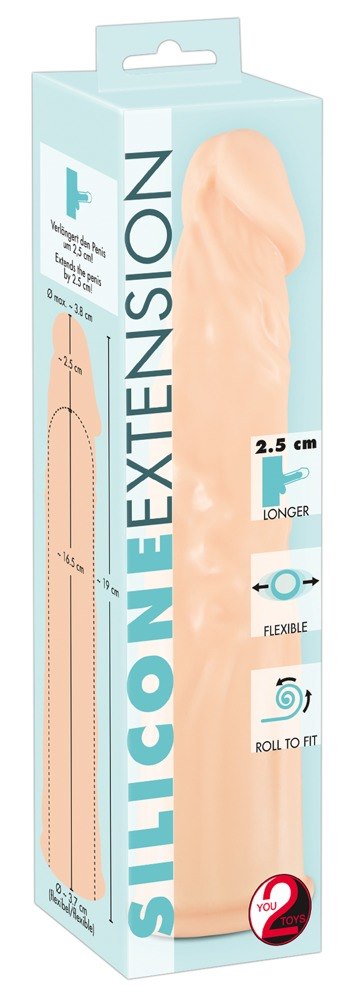 NAKŁADKA SILICONE EXTENSION FLESH