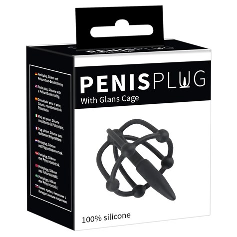 PENIS PLUG WITH GLANS CAGE
