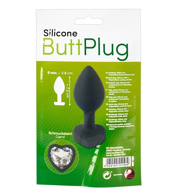 KOREK ANALNY SILICONE BUTT PLUG