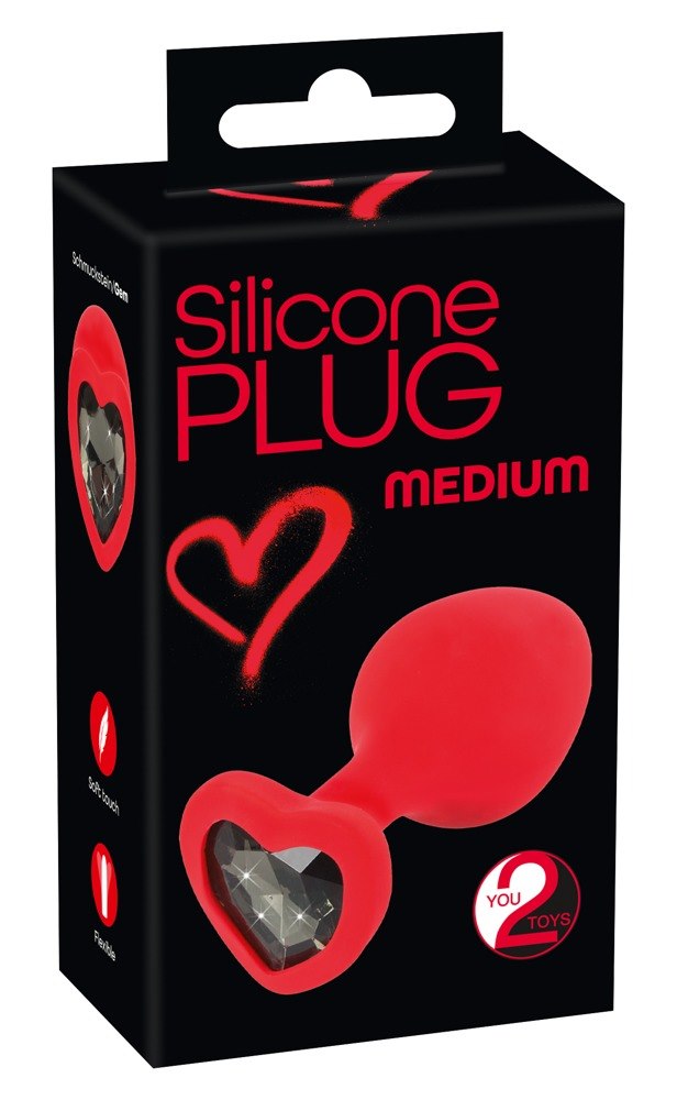 KOREK ANALNY SILICONE PLUG MEDIUM 7,9 CM