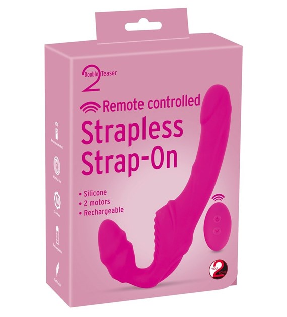 VIBRATING STRAPLESS STRAP-ON 2