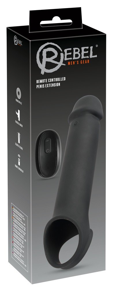VIBRATOR REMOTE CONTROLLED PENIS EXTENSION