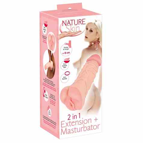 2in1 Extension + Masturbator