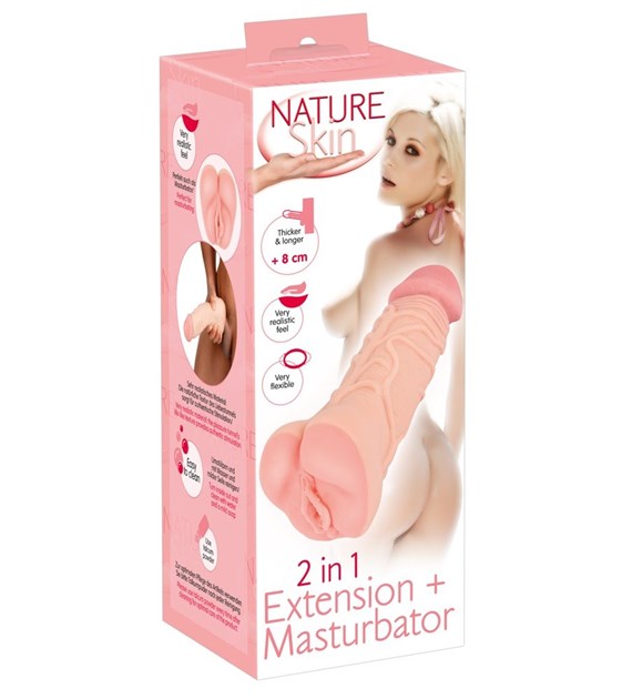 2in1 Extension + Masturbator