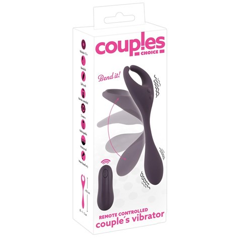 VIBRATOR TWO MOTORS COUPLE'S RING
