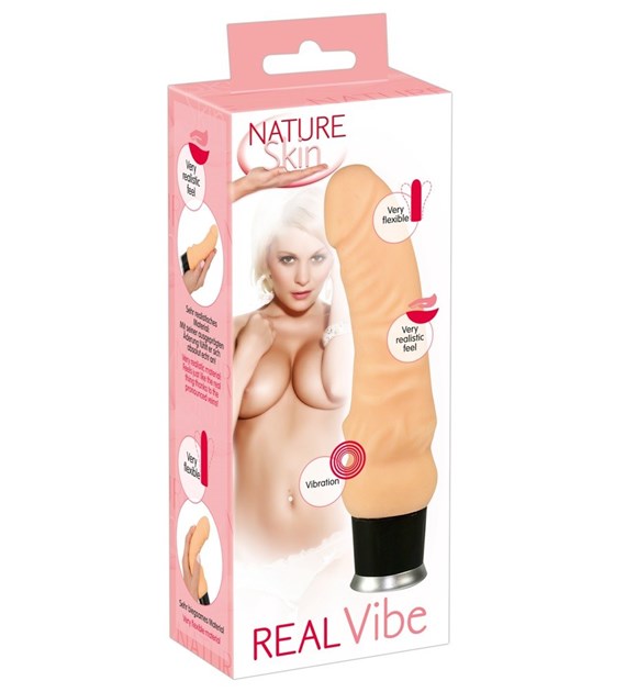VIBRATOR NATURE SKIN REAL VIBE