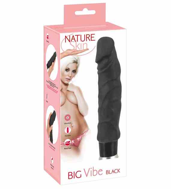 WIBRATOR NATURE SKIN BIG VIBE BLACK