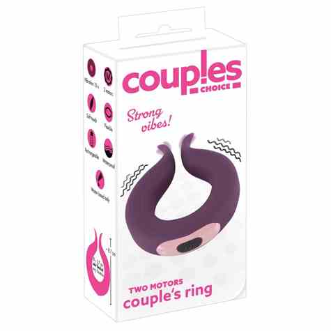 WIBRATOR TWO MOTORS COUPLE'S RING