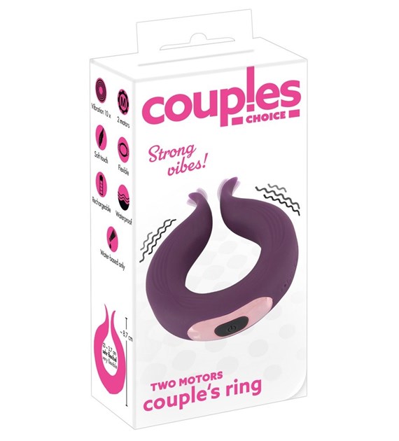 WIBRATOR TWO MOTORS COUPLE'S RING