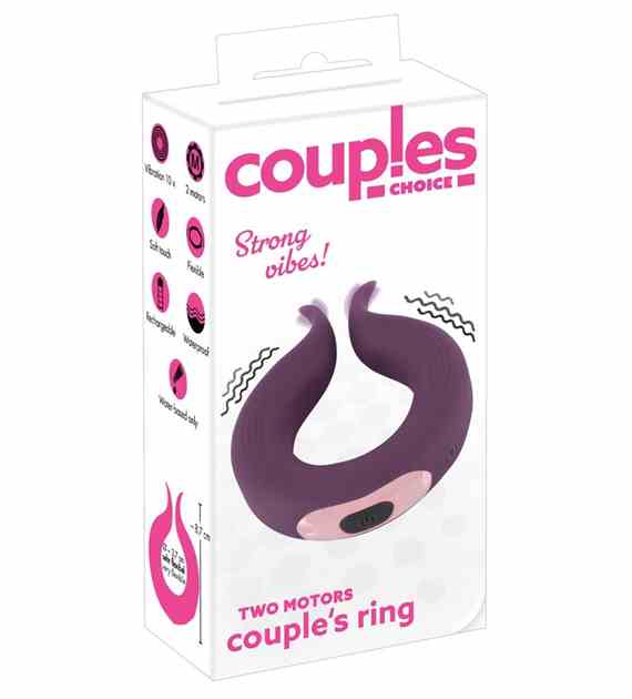 WIBRATOR TWO MOTORS COUPLE'S RING
