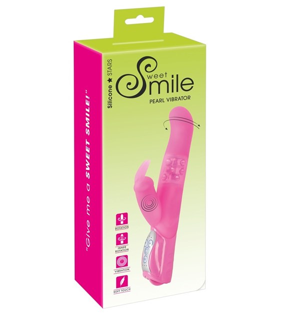VIBRATOR SMILE PEARL BUNNY PINK VIBRATO