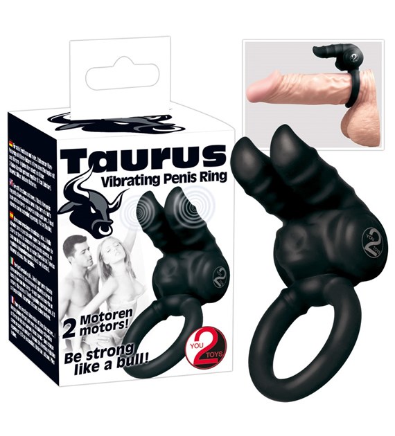 PIERŚCIEŃ TAURUS COCK RING BLACK