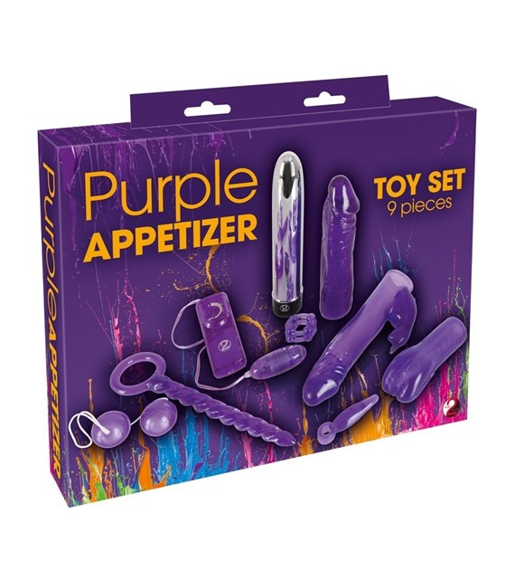ZESTAW PURPLE APPETIZER 9-PIECE SET