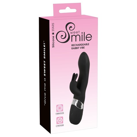 VIBRATOR SWEET SMILE BLACKY USB