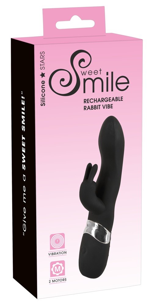 VIBRATOR SWEET SMILE BLACKY USB