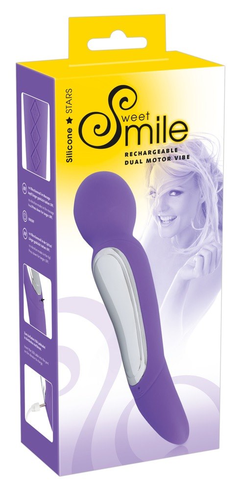 VIBRATOR RECHARGEABLE DUAL MOTOR VIBE