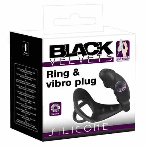 PIERŚCIEŃ VIBRATING SILICONE PLUG