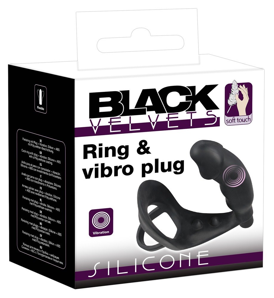 VIBRATING SILICONE PLUG