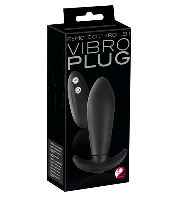 KOREK ANALNY REMOTE CONTROLLED VIBRO PLUG