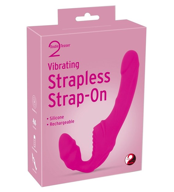 Vibrating Strapless Strap-on 2