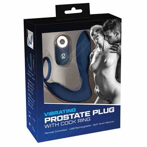 WIBRATOR VIBRATING PROSTATE PLUG WITH C