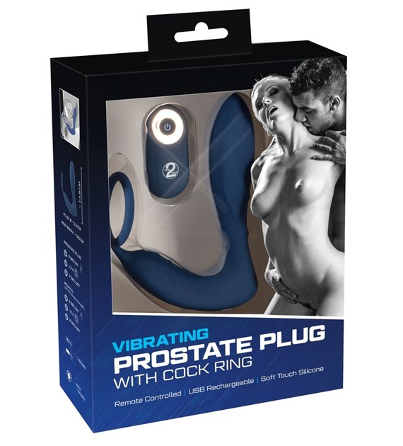 WIBRATOR VIBRATING PROSTATE PLUG WITH C