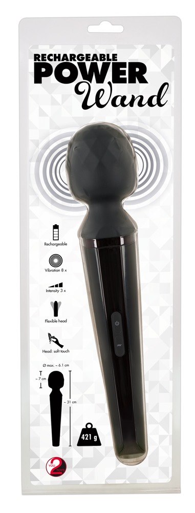 VIBRATOR RECHARGEABLE POWER WAND