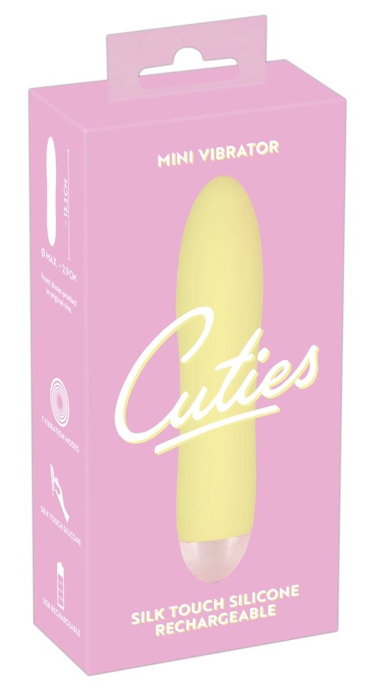 VIBRATOR CUTIES MINI VIBRATOR YELLOW