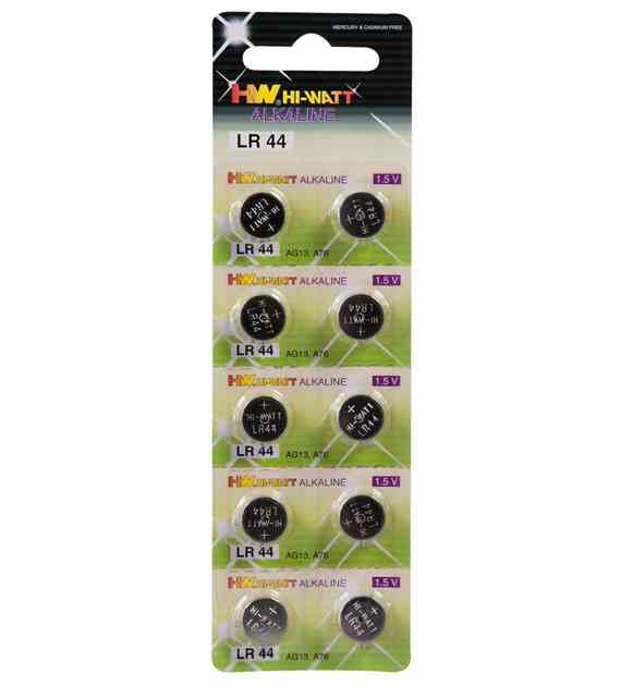 10 BUTTON CELL BATTERIES