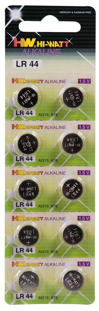 10 BUTTON CELL BATTERIES
