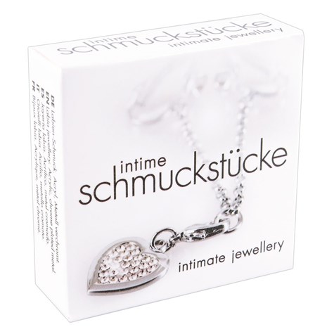 KLAMERKI NA SUTKI INTIMATE HEART-SHAPED CHAIN