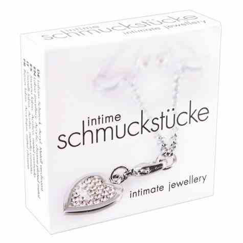 KLAMERKI NA SUTKI INTIMATE HEART-SHAPED CHAIN