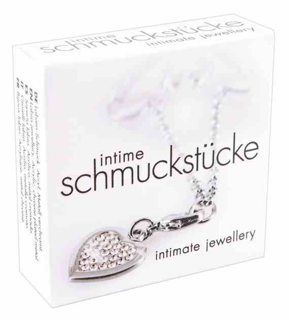 KLAMERKI NA SUTKI INTIMATE HEART-SHAPED CHAIN
