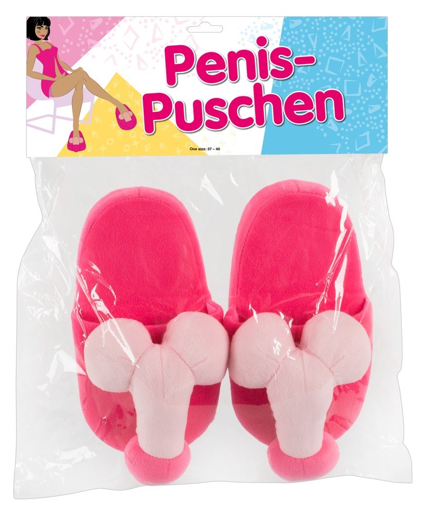 FUN SLIPPERS PENIS PINK
