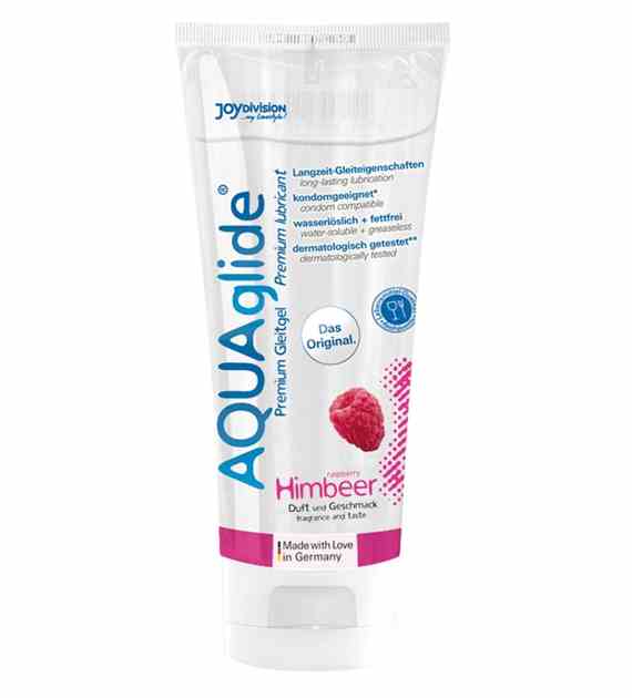 ŻEL SMAKOWY AQUAGLIDE RASPBERRY 100 ML