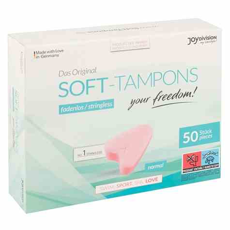 TAMPONY SET 50 SOFT TAMPONS JOYDIVISIO