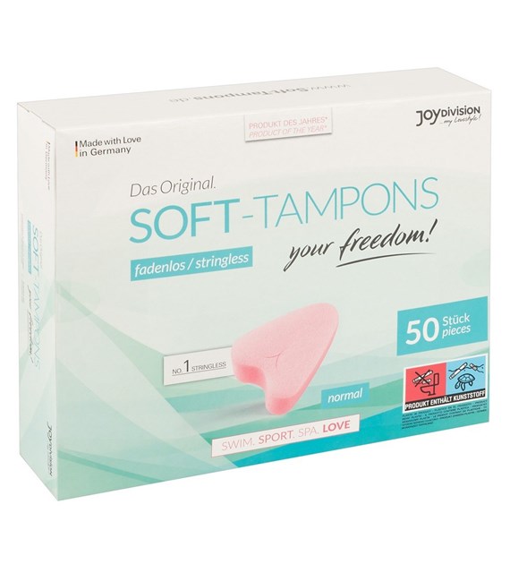 TAMPONY SET 50 SOFT TAMPONS JOYDIVISIO