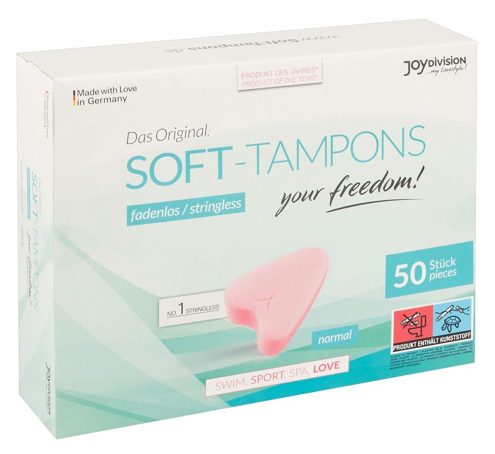 TAMPONY SET 50 SOFT TAMPONS JOYDIVISIO