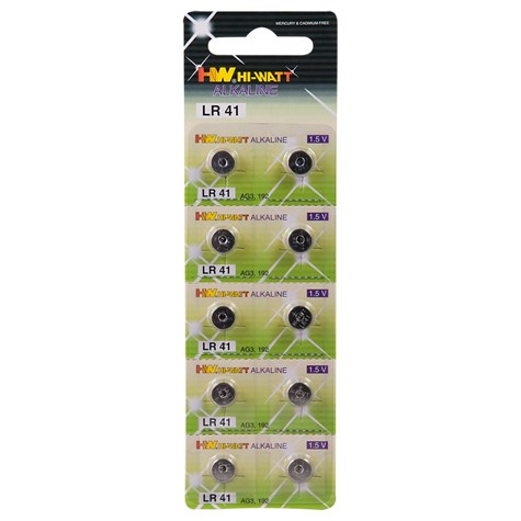 10 LR41 BATTERIES