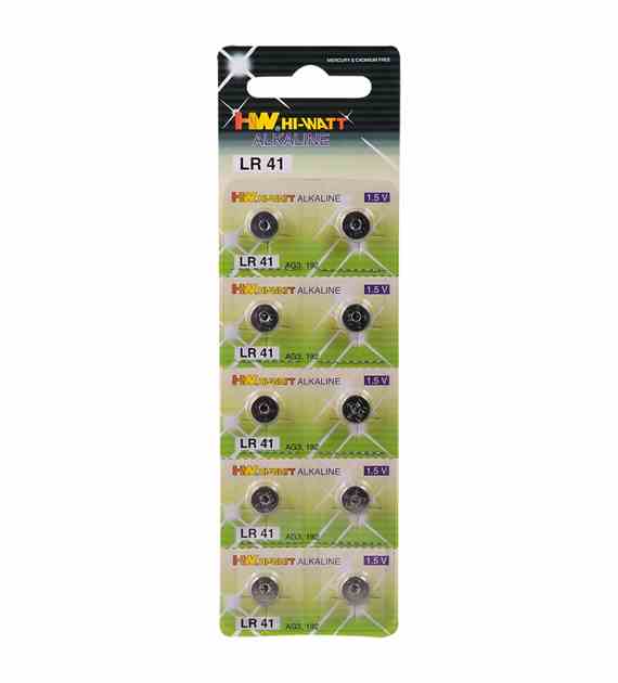 10 LR41 BATTERIES