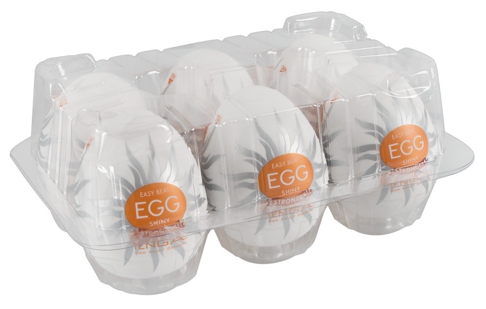 MASTURBATOR EGG SHINY 6PCS