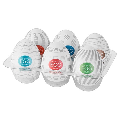 MASTURBTOR EGG VARIETY PACK NEW STANDARD 6ER