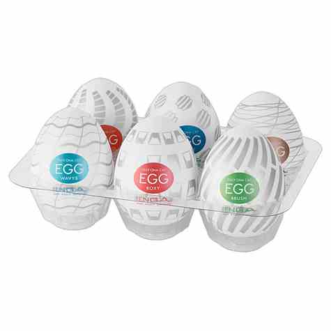 MASTURBTOR EGG VARIETY PACK NEW STANDARD 6ER