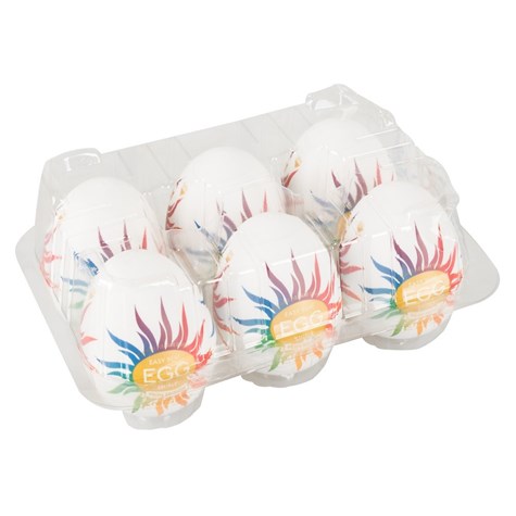 MASTURBATOR TENGA EGG SHINY PRIDE EDITION  6-PACK
