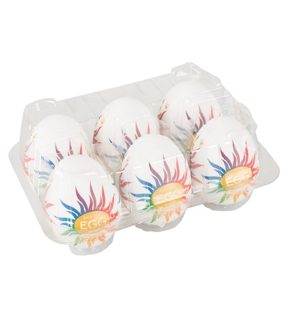 MASTURBATOR TENGA EGG SHINY PRIDE EDITION  6-PACK