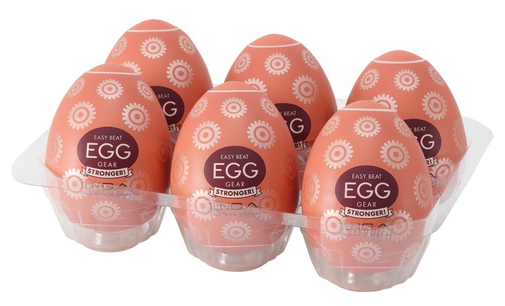 MASTURBATOR TENGA EGG GEAR HB 6PCS