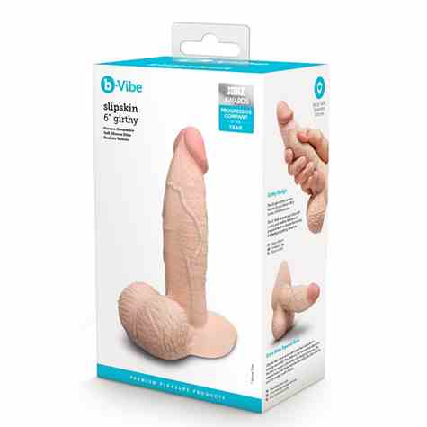 B-VIBE SLIPSKIN 6  GIRTHY CREA