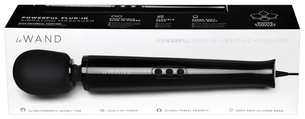 LE WAND POWERFUL PLUG-IN BLACK