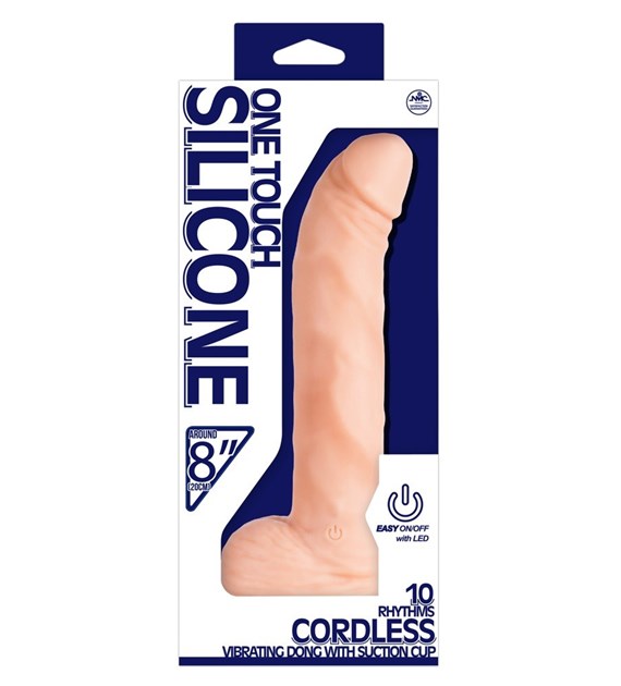 DILDO ONE TOUCH SILICONE 8