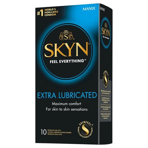 CONDOMS MANIX SKYN EXTRA LUBRICATED 10